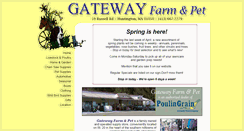 Desktop Screenshot of gatewayfarmandpet.com