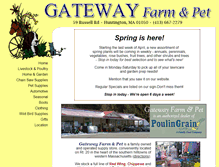 Tablet Screenshot of gatewayfarmandpet.com